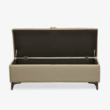 Infnia 2 Seater Leatherette Bench- Beige