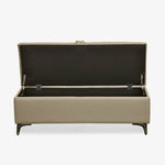 Infnia 2 Seater Leatherette Bench- Beige