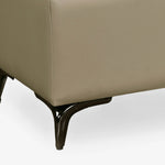 Infnia 2 Seater Leatherette Bench- Beige