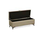 Infnia 2 Seater Leatherette Bench- Beige