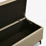 Infnia 2 Seater Leatherette Bench- Beige