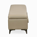 Infnia 2 Seater Leatherette Bench- Beige