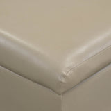 Infinia 2 Seater Leatherette Sofa- Beige