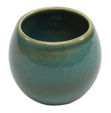 Glaze 330ml Oval Stoneware Coffee Mug- Green