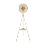 Moving Gear Floor Clock- Beige and Gold