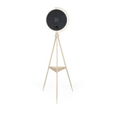 Moving Gear Floor Clock- Beige and Gold