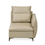 Infinia 1 Seater Leatherette Sofa with Left Arm- Beige