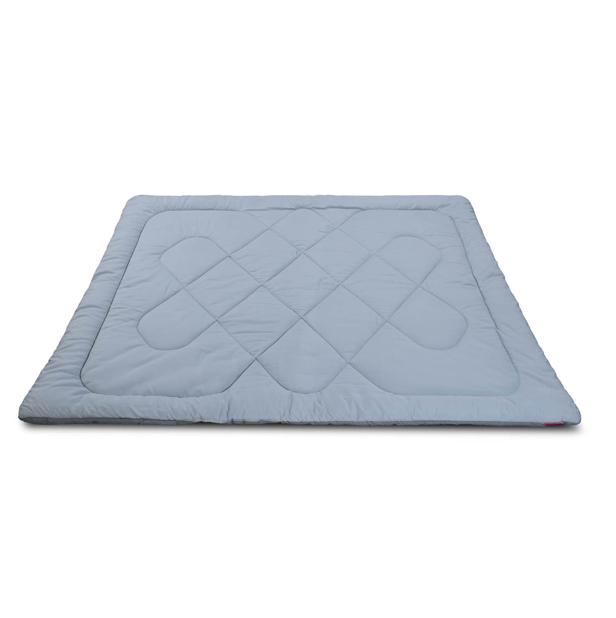 Polyester Reversible Solid Double Comforter- Grey