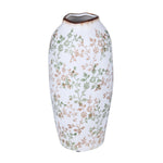 Floarl Droplet Ceramic Vase Small- Green