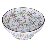 Floral Decorative Ceramic Urli- Green