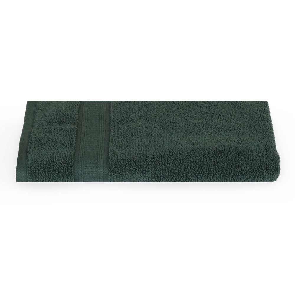 Cotton Zero Twist Hand Towel- Green