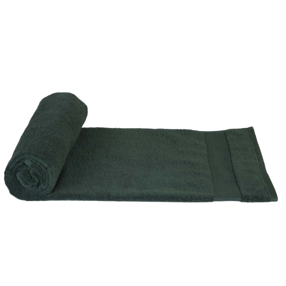 Cotton Zero Twist Bath Towel- Green