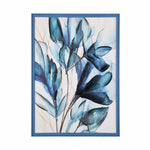 Floral Art - II Canvas Painting- Blue and White
