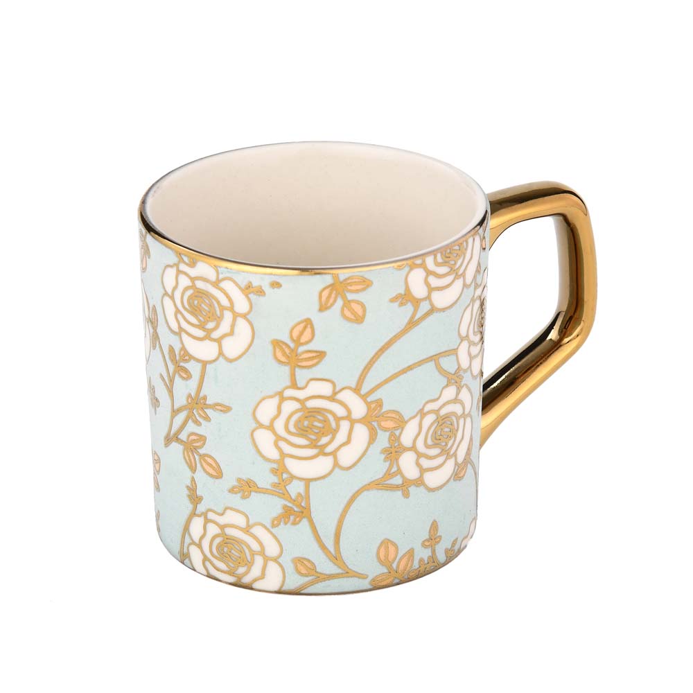 Porcelain Coffee Mug Set of 6- Blue