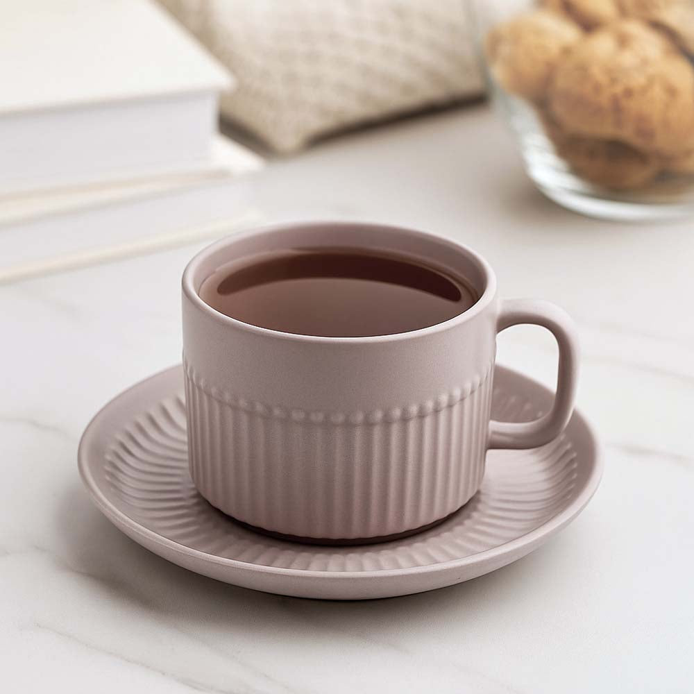 Porcelain Coffee Mug Set of 6- Ivory