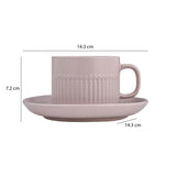 Porcelain Coffee Mug Set of 6- Ivory