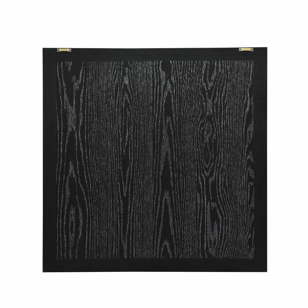 Jute Mandala Glass Wall Décor- Sand Brown