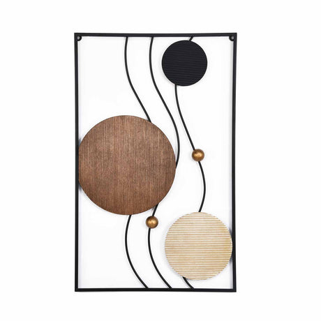 Cirque Panel Wall Décor- Black and Brown