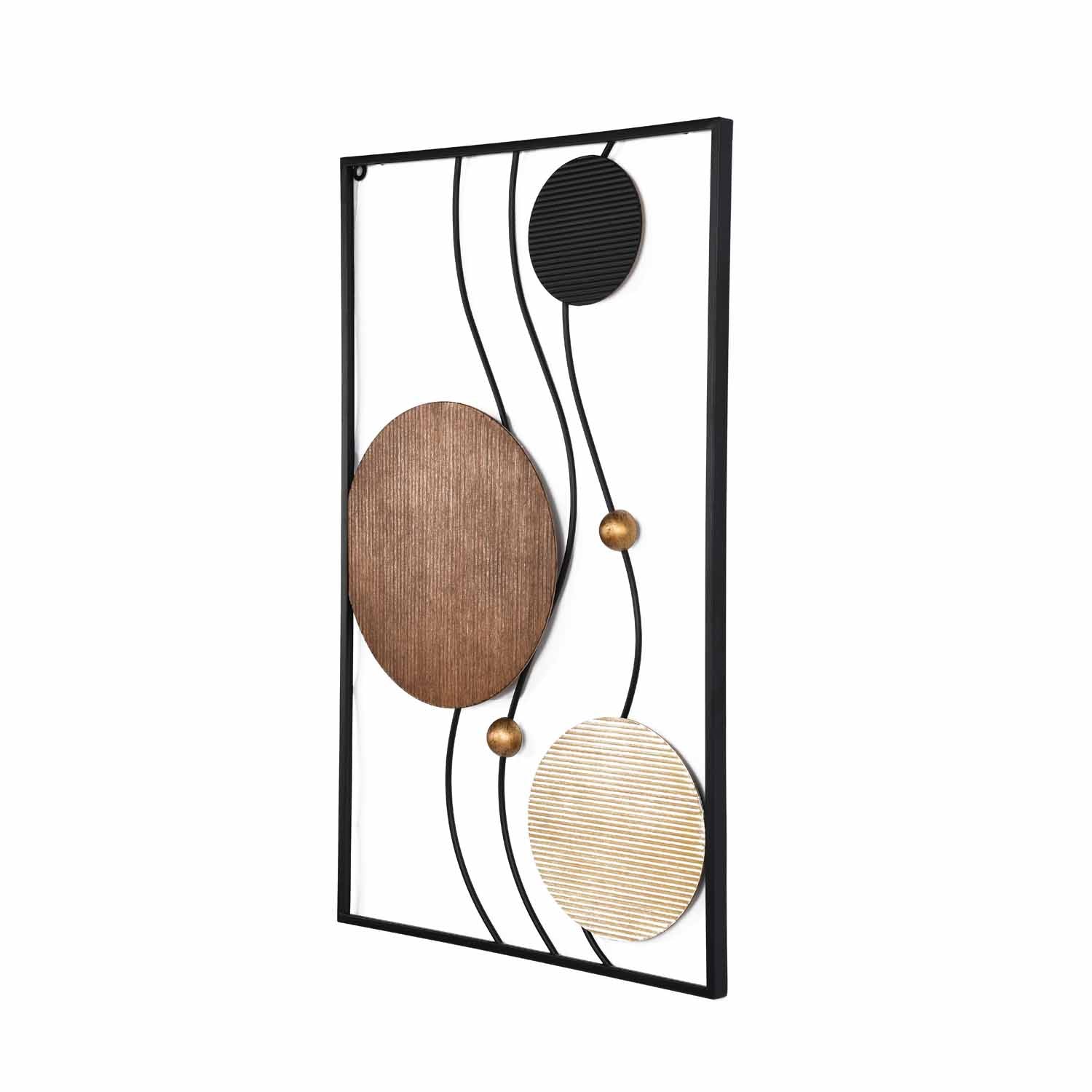 Cirque Panel Wall Décor- Black and Brown