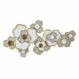Flora Bunch Wall Décor- White and Gold