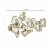 Flora Bunch Wall Décor- White and Gold