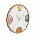 Geometric Arch MDF Wall Clock- Multicolor