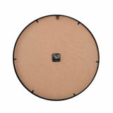 Canvas Monstera Metal Wall Clock- Grey