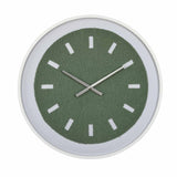 Tufted Grass MDF Wall Clock- Green