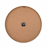 Tufted Numeric MDF Wall Clock- Brown