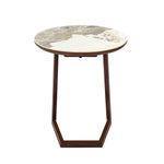 Loop Side Table- Walnut Brown