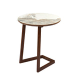 Loop Side Table- Walnut Brown