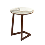 Loop Side Table- Walnut Brown