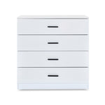 Edur Chest of 4 Drawers (White)