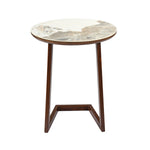 Loop Side Table- Walnut Brown
