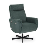 Regno 1 Seater 360-Degree Swivel Electric Recliner - Green