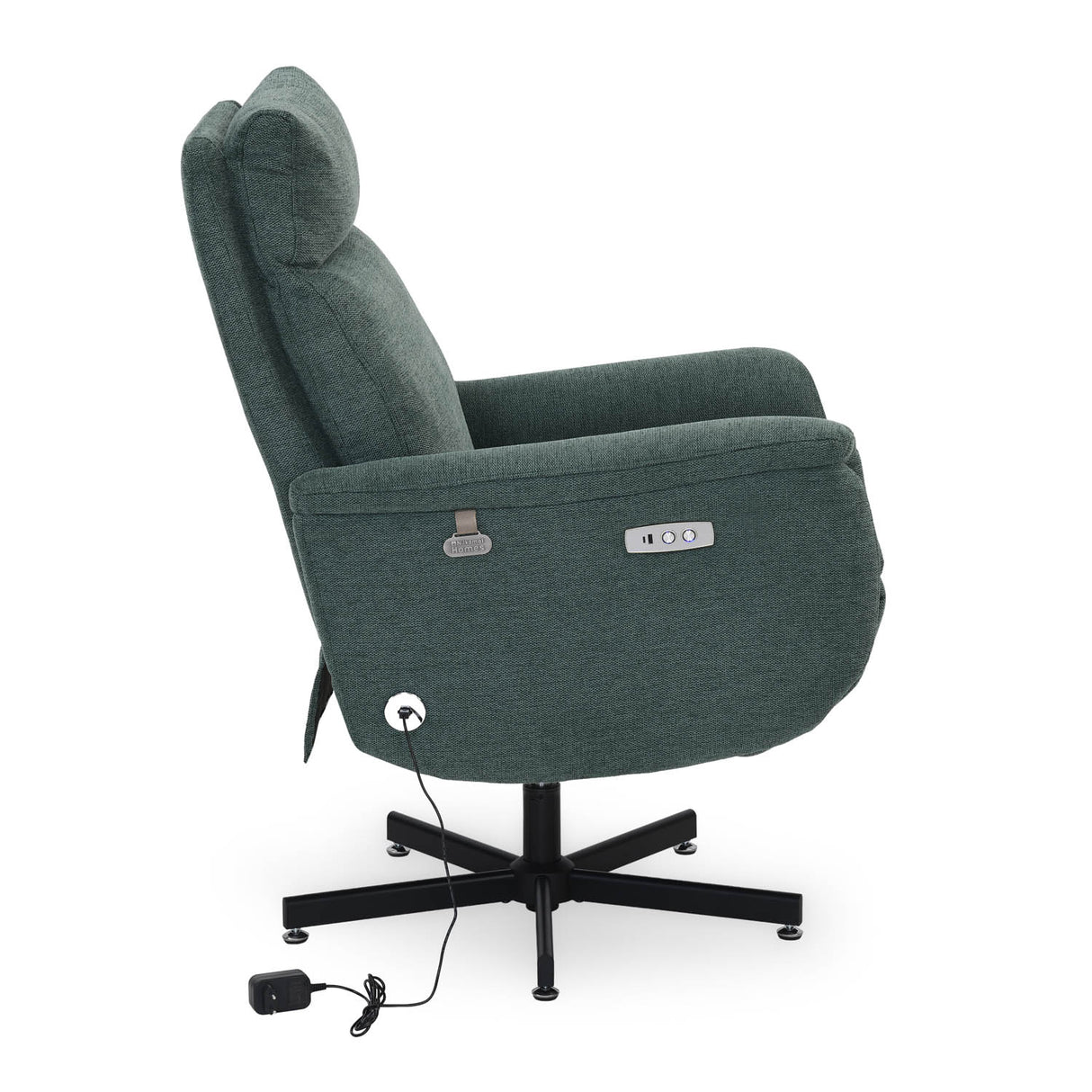 Regno 1 Seater 360-Degree Swivel Electric Recliner - Green