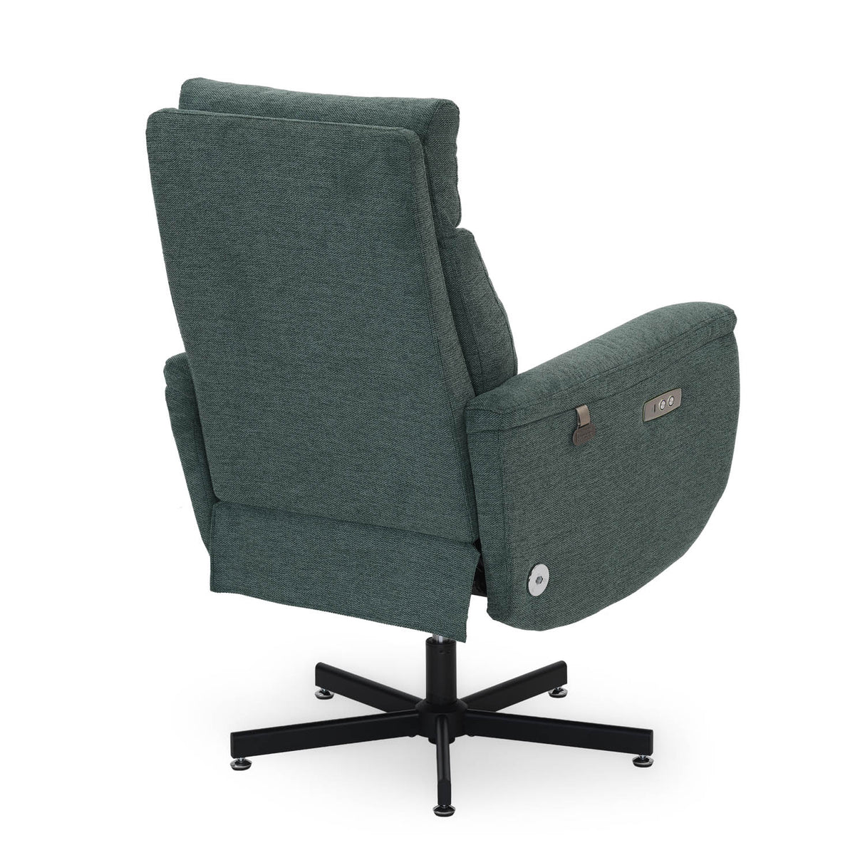 Regno 1 Seater 360-Degree Swivel Electric Recliner - Green