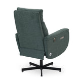 Regno 1 Seater 360-Degree Swivel Electric Recliner - Green