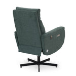 Regno 1 Seater 360-Degree Swivel Electric Recliner - Green