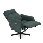 Regno 1 Seater 360-Degree Swivel Electric Recliner - Green