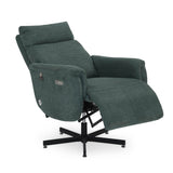 Regno 1 Seater 360-Degree Swivel Electric Recliner - Green