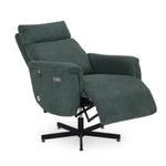 Regno 1 Seater 360-Degree Swivel Electric Recliner - Green