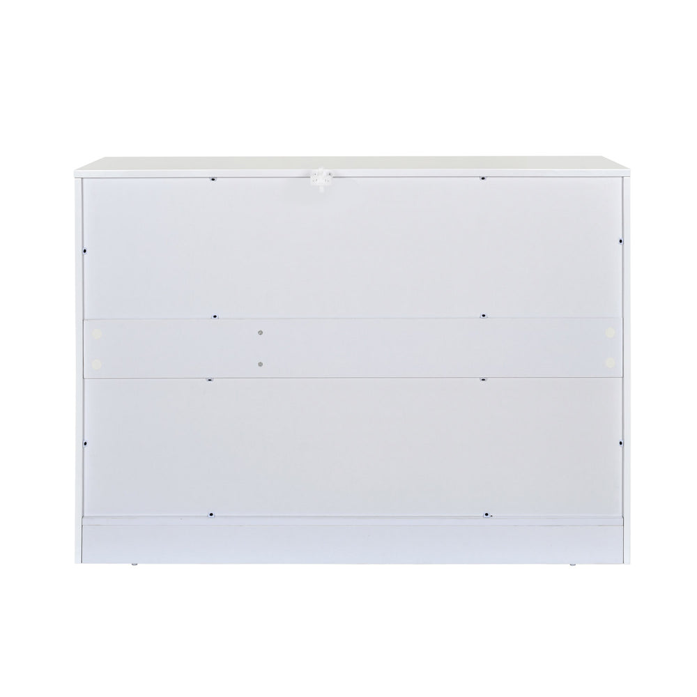 Edur Buffet Sideboard Cabinet (White)