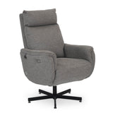 Regno 1 Seater 360-Degree Swivel Electric Recliner - Khaki