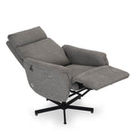 Regno 1 Seater 360-Degree Swivel Electric Recliner - Khaki