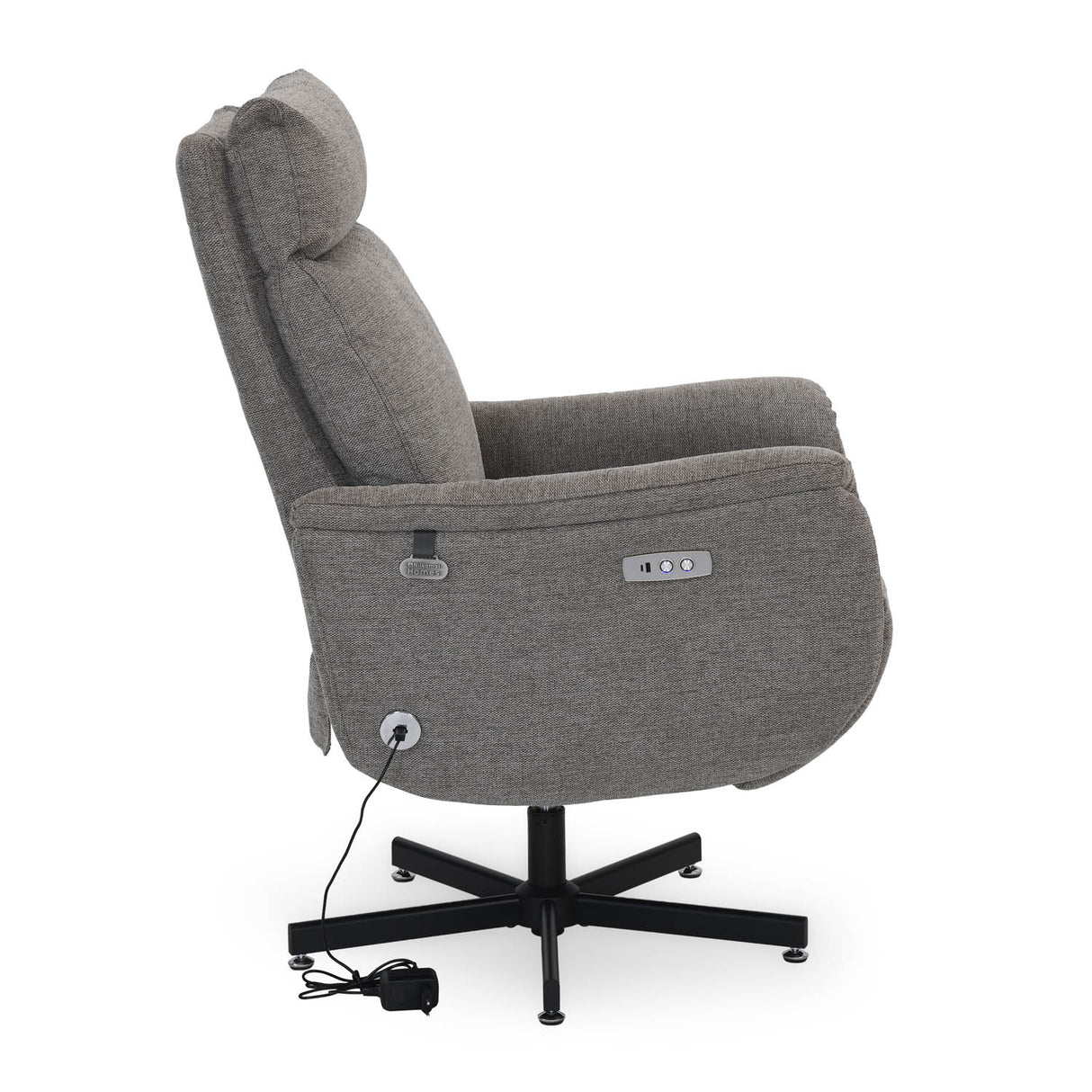Regno 1 Seater 360-Degree Swivel Electric Recliner - Khaki