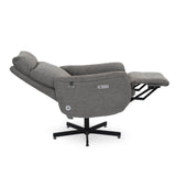 Regno 1 Seater 360-Degree Swivel Electric Recliner - Khaki