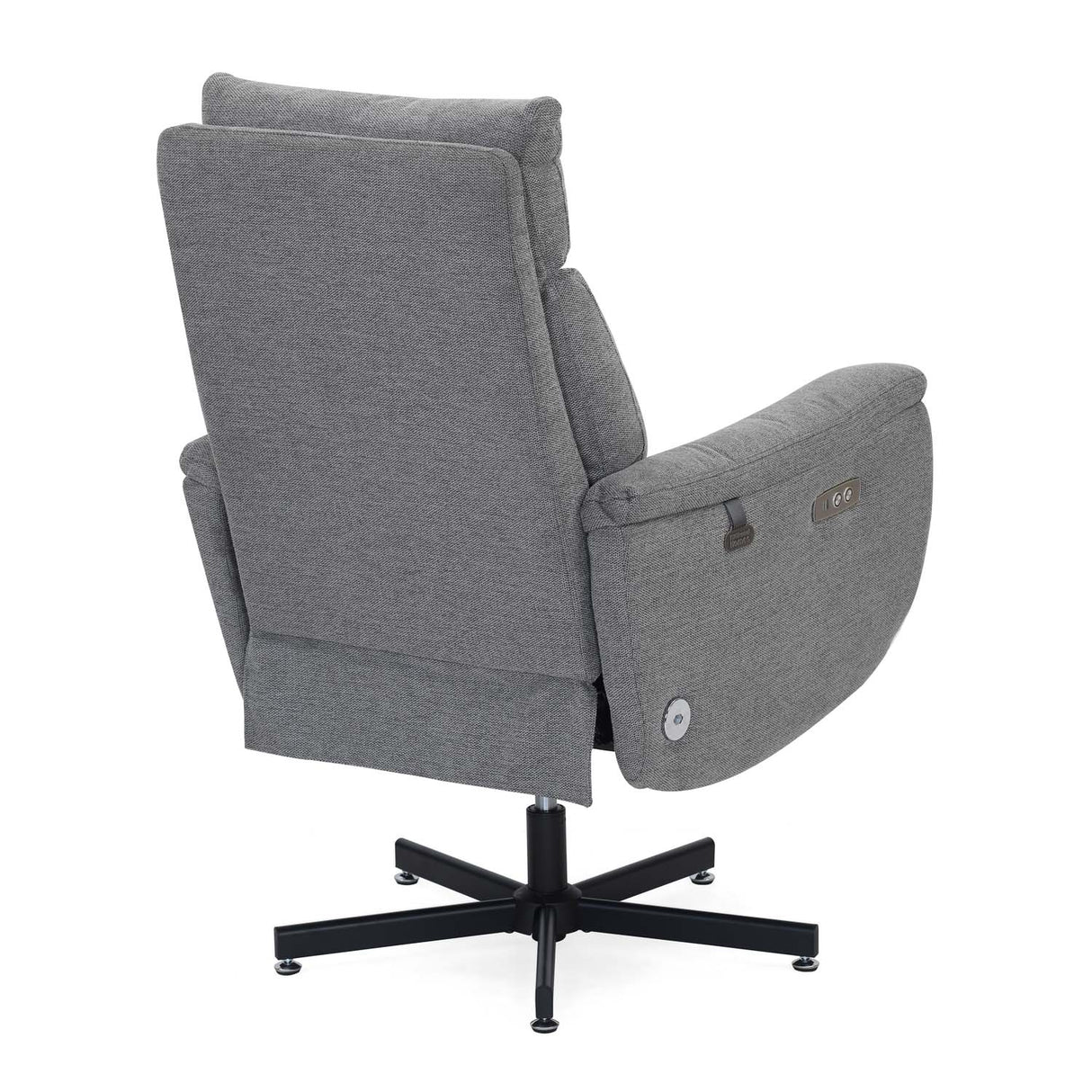 Regno 1 Seater 360-Degree Swivel Electric Recliner - Grey