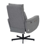 Regno 1 Seater 360-Degree Swivel Electric Recliner - Grey