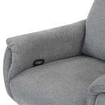 Regno 1 Seater 360-Degree Swivel Electric Recliner - Grey